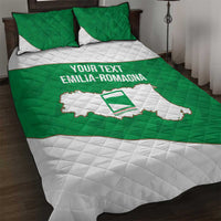 Personalized Italy Emilia-Romagna Quilt Bed Set Inspiration Flags Style
