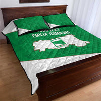Personalized Italy Emilia-Romagna Quilt Bed Set Inspiration Flags Style