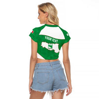 Personalized Italy Emilia-Romagna Raglan Cropped T Shirt Inspiration Flags Style