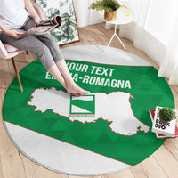 Personalized Italy Emilia-Romagna Round Carpet Inspiration Flags Style