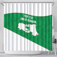 Personalized Italy Emilia-Romagna Shower Curtain Inspiration Flags Style