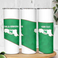 Personalized Italy Emilia-Romagna Skinny Tumbler Inspiration Flags Style