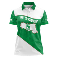 Personalized Italy Emilia-Romagna Women Polo Shirt Inspiration Flags Style