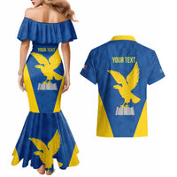 Personalized Italy Friuli-Venezia Giulia Couples Matching Mermaid Dress and Hawaiian Shirt Inspiration Flags Style