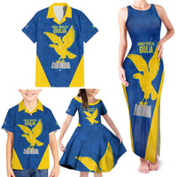 Personalized Italy Friuli-Venezia Giulia Family Matching Tank Maxi Dress and Hawaiian Shirt Inspiration Flags Style