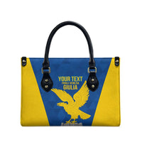 Personalized Italy Friuli-Venezia Giulia Leather Bag Inspiration Flags Style - Wonder Print Shop