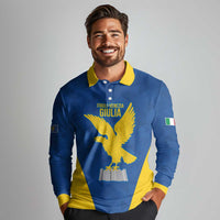 Personalized Italy Friuli-Venezia Giulia Long Sleeve Polo Shirt Inspiration Flags Style