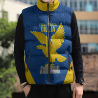 Personalized Italy Friuli-Venezia Giulia Sleeveless Puffer Jacket Inspiration Flags Style - Wonder Print Shop
