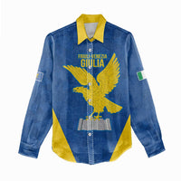 Personalized Italy Friuli-Venezia Giulia Women Casual Shirt Inspiration Flags Style