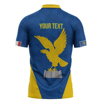 Personalized Italy Friuli-Venezia Giulia Zipper Polo Shirt Inspiration Flags Style - Wonder Print Shop