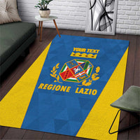 Personalized Italy Lazio Area Rug Inspiration Flags Style