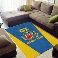 Personalized Italy Lazio Area Rug Inspiration Flags Style