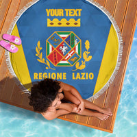 Personalized Italy Lazio Beach Blanket Inspiration Flags Style