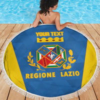 Personalized Italy Lazio Beach Blanket Inspiration Flags Style