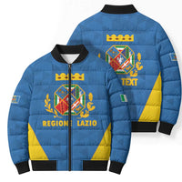 Personalized Italy Lazio Bomber Puffer Jacket Inspiration Flags Style - Wonder Print Shop