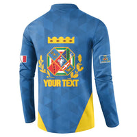 Personalized Italy Lazio Button Sweatshirt Inspiration Flags Style