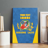 Personalized Italy Lazio Canvas Wall Art Inspiration Flags Style