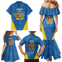 Personalized Italy Lazio Family Matching Mermaid Dress and Hawaiian Shirt Inspiration Flags Style