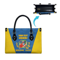 Personalized Italy Lazio Leather Bag Inspiration Flags Style - Wonder Print Shop