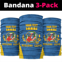 Personalized Italy Lazio Neck Gaiter Inspiration Flags Style - Wonder Print Shop