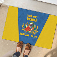 Personalized Italy Lazio Rubber Doormat Inspiration Flags Style