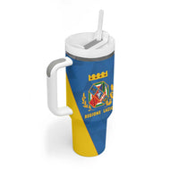 Personalized Italy Lazio Tumbler With Handle Inspiration Flags Style