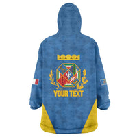 Personalized Italy Lazio Wearable Blanket Hoodie Inspiration Flags Style