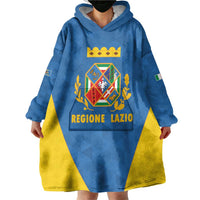 Personalized Italy Lazio Wearable Blanket Hoodie Inspiration Flags Style