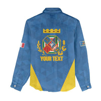 Personalized Italy Lazio Women Casual Shirt Inspiration Flags Style