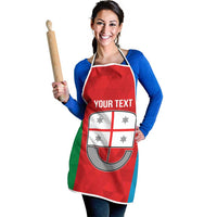 Personalized Italy Liguria Apron Inspiration Flags Style - Wonder Print Shop