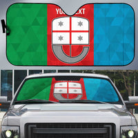 Personalized Italy Liguria Auto Sun Shade Inspiration Flags Style - Wonder Print Shop