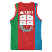 Personalized Italy Liguria Basketball Jersey Inspiration Flags Style - Wonder Print Shop