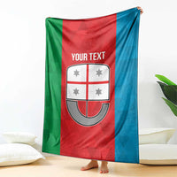 Personalized Italy Liguria Blanket Inspiration Flags Style