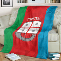 Personalized Italy Liguria Blanket Inspiration Flags Style