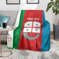 Personalized Italy Liguria Blanket Inspiration Flags Style