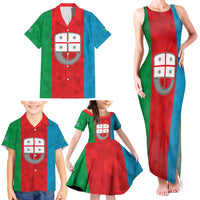 Personalized Italy Liguria Family Matching Tank Maxi Dress and Hawaiian Shirt Inspiration Flags Style