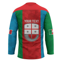 Personalized Italy Liguria Hockey Jersey Inspiration Flags Style - Wonder Print Shop