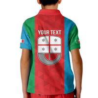 Personalized Italy Liguria Kid Polo Shirt Inspiration Flags Style