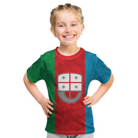 Personalized Italy Liguria Kid T Shirt Inspiration Flags Style