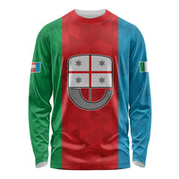 Personalized Italy Liguria Long Sleeve Shirt Inspiration Flags Style