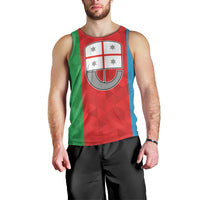 Personalized Italy Liguria Men Tank Top Inspiration Flags Style