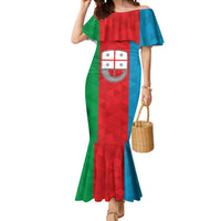 Personalized Italy Liguria Mermaid Dress Inspiration Flags Style