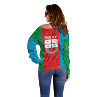 Personalized Italy Liguria Off Shoulder Sweater Inspiration Flags Style