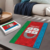 Personalized Italy Liguria Puzzle Inspiration Flags Style - Wonder Print Shop
