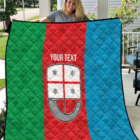 Personalized Italy Liguria Quilt Inspiration Flags Style