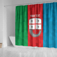 Personalized Italy Liguria Shower Curtain Inspiration Flags Style