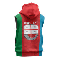 Personalized Italy Liguria Sleeveless Zip Hoodie Inspiration Flags Style - Wonder Print Shop