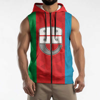 Personalized Italy Liguria Sleeveless Zip Hoodie Inspiration Flags Style - Wonder Print Shop