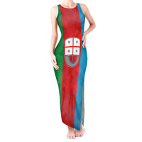 Personalized Italy Liguria Tank Maxi Dress Inspiration Flags Style