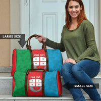 Personalized Italy Liguria Travel Bag Inspiration Flags Style - Wonder Print Shop